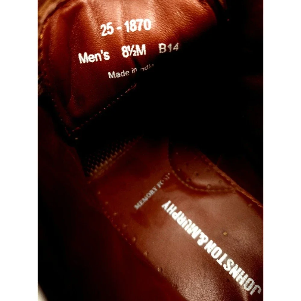 Johnston & Murphy Copeland Chukka Men's 8.5 Boots Tan Sheepskin Crepe Sole